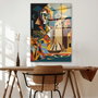 Wallity Cuadro decorativo de cristal templado Multicolor 50 x 70 cm
